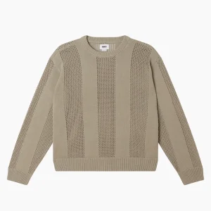 OBEY CLOTHING CROCHET SWEATER LONDON FOG 151000124-LFG