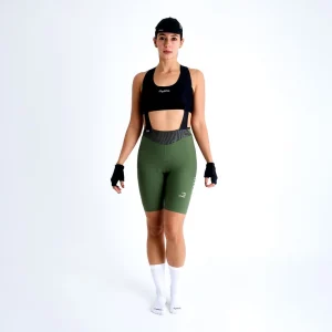PANTALONETA CICLISMO  TOSCANA 2.0 VENTI OLIVA PARA MUJER