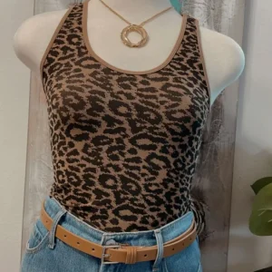 Basic Leopard Top