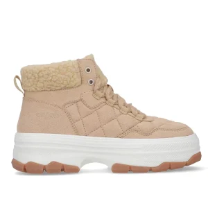 Botas Con Plataforma Para Dama Capa de Ozono 619401 Camel