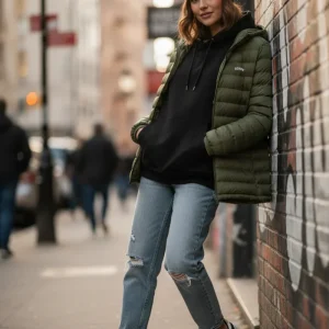 Chaqueta Puffer Hombre Ligera Invierno SAVED ORIGINAL