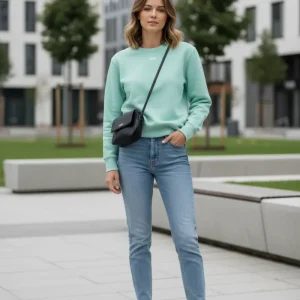 Sudadera Mujer Premium SAVED CUELLO