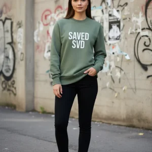 Sudadera Unisex Premium Cuello Redondo SAVED SVD