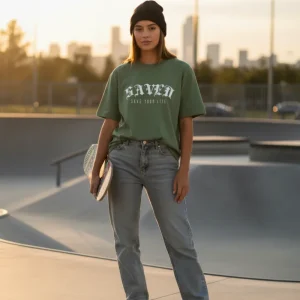 Camiseta Hombre Heavy Premium SAVED ORIGINAL