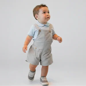 Overall algodón gris