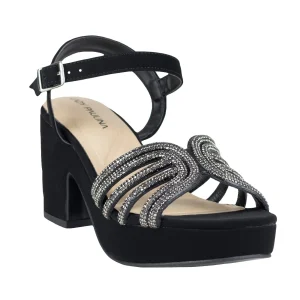 Sandalia De Tacón Para Dama Lady Paulina 99433 Negro