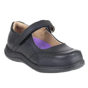 Zapato Escolar Para Niña Vavito 770003 Negro 18-21.5